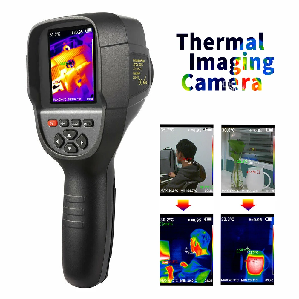 35200 Pixel 3.2" Screen Medical Handheld Temperature Heat Digital High Resolution Portable Thermal Imager Color Display Infrared
35200 Pixel 3.2" Screen Medical Handheld Temperature Heat Digital High Resolution Portable Thermal Imager Color Display Infrared