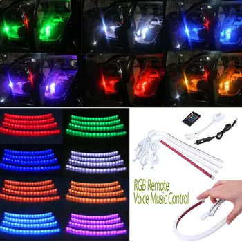 POSSBAY Car RGB LED Flash Light Car Interior Light Neon Strip Lamp Dash Floor Decorative Atmosphere Lights Wireless Control 
POSSBAY Car RGB LED Flash Light Car Interior Light Neon Strip Lamp Dash Floor Decorative Atmosphere Lights Wireless Control