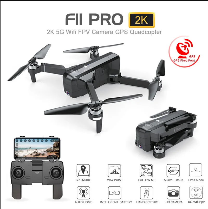 

MJX F11 Pro Gps Drone With Wifi Fpv 1080p/2k Hd Camera F11 Brushless Quadcopter 25 Minutes Flight Time Foldable Dron Vs Sg906