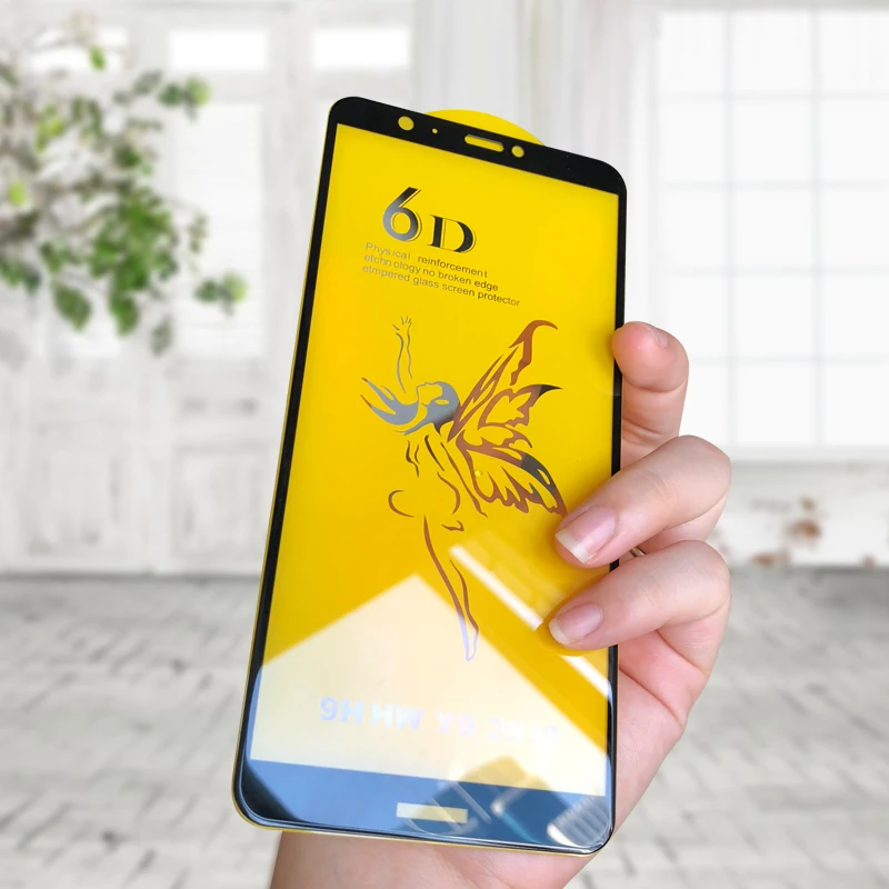 6D защитное стекло на huawei P Smart 2019 полное покрытие 2018 защита экрана закаленное