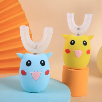 360 Degree Children Toothbrush Lazy Sonic U Shape Waterproof Silicone Electric USB Rechargeable 6-12 years old High-quality
360 Degree Children Toothbrush Lazy Sonic U Shape Waterproof Silicone Electric USB Rechargeable 6-12 years old High-quality