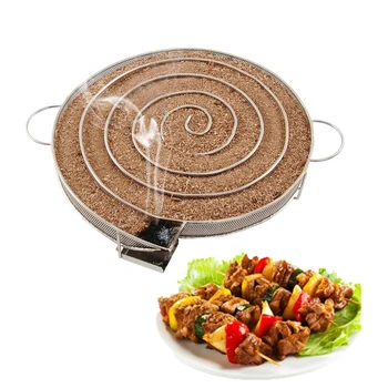 Cold Smoke Generator For BBQ Grill Smoking Salmon Bacon Meat Fish Burn Smoker Tools Cooking Stainless Barbecue Tools
Cold Smoke Generator For BBQ Grill Smoking Salmon Bacon Meat Fish Burn Smoker Tools Cooking Stainless Barbecue Tools