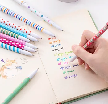 Special Price Student Color Gel Pen Set Neutral Pen Ten Colors Korean Stationery Student Writing Supplies 10Box/Lot GP569
Special Price Student Color Gel Pen Set Neutral Pen Ten Colors Korean Stationery Student Writing Supplies 10Box/Lot GP569