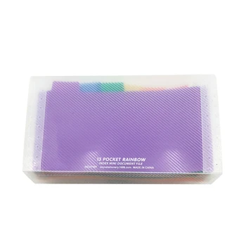 Plastic A6 Rainbow Document/file Folder/organizer/bag/case For Documents/exam Paper/file 13 Pockets Extension Wallet Bill
Plastic A6 Rainbow Document/file Folder/organizer/bag/case For Documents/exam Paper/file 13 Pockets Extension Wallet Bill