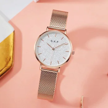 SKF starry sky watch waterproof simple thin belt small temperament belt women's famous brand
SKF starry sky watch waterproof simple thin belt small temperament belt women's famous brand