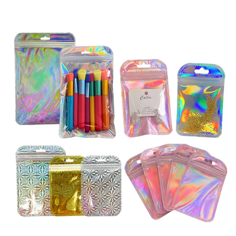 500Pcs Small Ziplock Bags Aluminum Foil Hologram Waterproof Ziplock Storage Bag Jewelry Nail Beauty Bracelets Package Pouch
500Pcs Small Ziplock Bags Aluminum Foil Hologram Waterproof Ziplock Storage Bag Jewelry Nail Beauty Bracelets Package Pouch