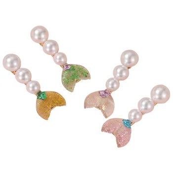 4Pcs Pearl Hairpins Stylish Lovely Elegant Hair Clips Hair Decorations Headwear Pearl Barrette for Woman 
4Pcs Pearl Hairpins Stylish Lovely Elegant Hair Clips Hair Decorations Headwear Pearl Barrette for Woman