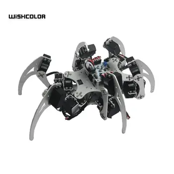 Controller Full Set MG996R Servos 18DOF Aluminium Hexapod Spider Six Legs Robot Kit
Controller Full Set MG996R Servos 18DOF Aluminium Hexapod Spider Six Legs Robot Kit
