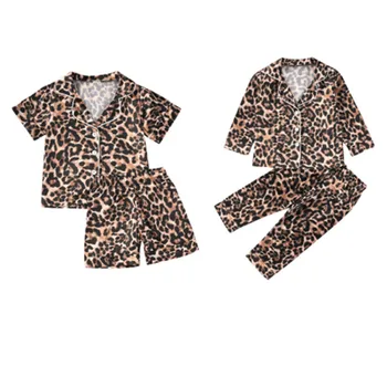 0-6 Years Girl Boy Kid 2PCS Pajama Set Leopard Short/Long Sleeve Button-Down Collar Shirt Top Short/Long Pants Sleepwears Set
0-6 Years Girl Boy Kid 2PCS Pajama Set Leopard Short/Long Sleeve Button-Down Collar Shirt Top Short/Long Pants Sleepwears Set