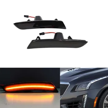 Smoked Lens Amber LED Front Side Marker Lights For 2013-2017 Cadillac ATS XT5 , Replace OEM Sidemarker Lamp
Smoked Lens Amber LED Front Side Marker Lights For 2013-2017 Cadillac ATS XT5 , Replace OEM Sidemarker Lamp