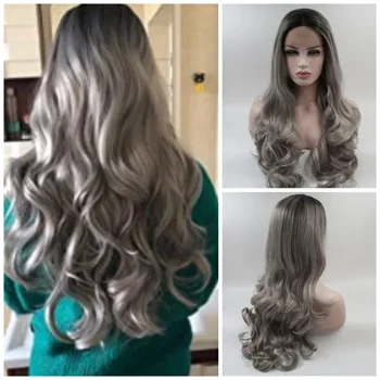 Synthetic Long Wavy Ombre Gray Yellow Red Orange Wig for Woman Cosplay Wig Heat Resistant Fiber With Baby Hair Cosplay Party
Synthetic Long Wavy Ombre Gray Yellow Red Orange Wig for Woman Cosplay Wig Heat Resistant Fiber With Baby Hair Cosplay Party