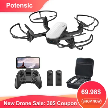 Potensic Foldable Drone with 2K FHD Camera Gravity Sensor FPV RC Quadcopter Gesture Control Headless Flight Toy Selfies for Kids
Potensic Foldable Drone with 2K FHD Camera Gravity Sensor FPV RC Quadcopter Gesture Control Headless Flight Toy Selfies for Kids