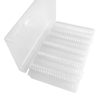 100Pcs 27mm/30mm Coin Cases Capsules Holder Clear Plastic Round Storage Box Coin Collection Commemorative Box #
100Pcs 27mm/30mm Coin Cases Capsules Holder Clear Plastic Round Storage Box Coin Collection Commemorative Box #