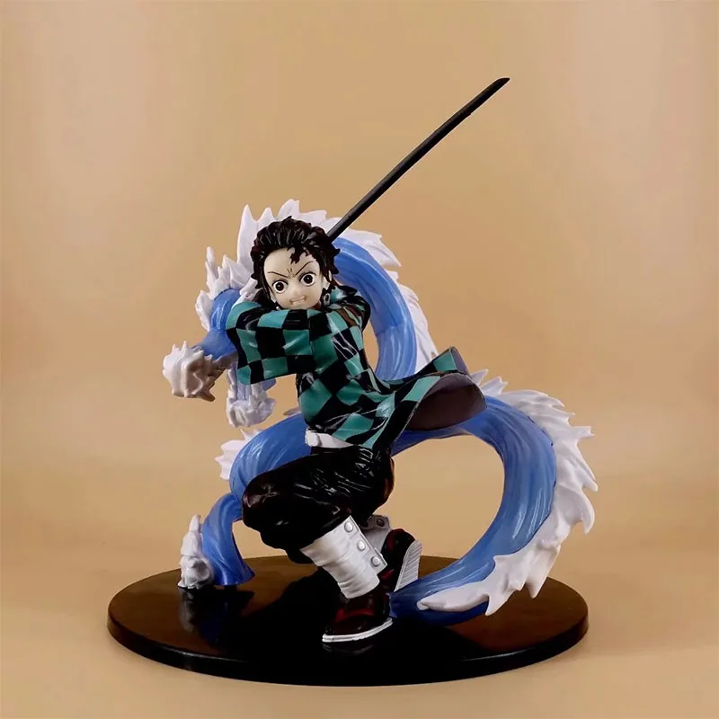 Демон Slayer 1/8 Kamado Tanjirou Фигурки 18 см игрушки модели предметы интерьера | Игрушки и