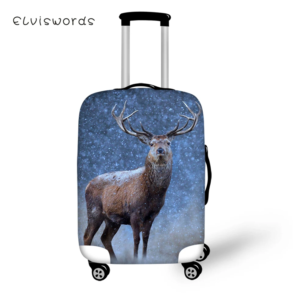 ELVISWORDS Water-proof Suitcase Cover Cartoon Deer Pattern Luggage Cover Cute Animal Prints Elastic Dust-proof Luggage Protector
ELVISWORDS Water-proof Suitcase Cover Cartoon Deer Pattern Luggage Cover Cute Animal Prints Elastic Dust-proof Luggage Protector