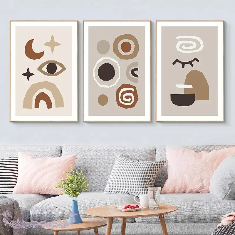 Abstract Evil Eye Canvas Painting Wall Art Pictures Morandi Style Geometric Poster for Living Room Aesthetic Interior Home Decor
Abstract Evil Eye Canvas Painting Wall Art Pictures Morandi Style Geometric Poster for Living Room Aesthetic Interior Home Decor