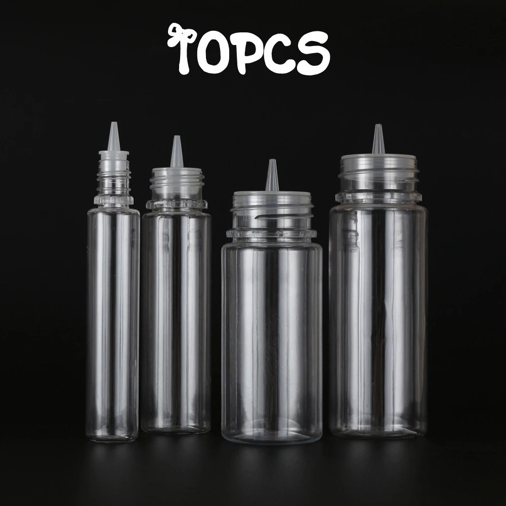 10Pcs 10ml/30ml/50ml/60ml/100ml/120ml New Transparent Dropper Bottles Empty Plastic E Liquid Juice Oil PET Clear Containers
10Pcs 10ml/30ml/50ml/60ml/100ml/120ml New Transparent Dropper Bottles Empty Plastic E Liquid Juice Oil PET Clear Containers