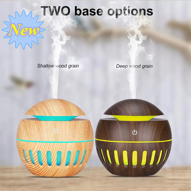 USB Air Humidifier Electric Aroma Diffuser Ultrasonic Cool Mist Humidifier Air Purifier 7Color Change LED Wood Grain Night Light
USB Air Humidifier Electric Aroma Diffuser Ultrasonic Cool Mist Humidifier Air Purifier 7Color Change LED Wood Grain Night Light