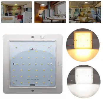 Interior Square Roof LED Light 12V 9W Ceiling Dome Lamp Warm White/White for Caravan Motorhome Camper Van Boat
Interior Square Roof LED Light 12V 9W Ceiling Dome Lamp Warm White/White for Caravan Motorhome Camper Van Boat