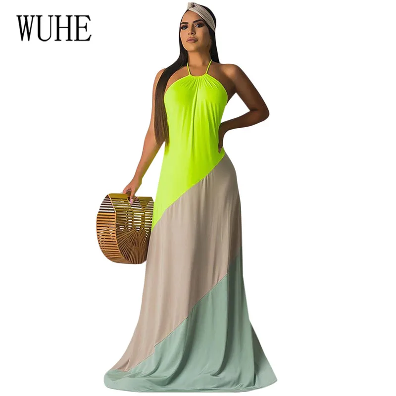 WUHE Elegant Bohomian Long Maxi Dress Summer Hollow Out Sleeveless Newest Backless Loose Floor-length Casual Patchwork Dress
WUHE Elegant Bohomian Long Maxi Dress Summer Hollow Out Sleeveless Newest Backless Loose Floor-length Casual Patchwork Dress