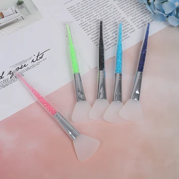 5Colors Professional Holesale Silicone Soft Facial Mask Mud Brush Mask Applicator Hairless Brush With Acrylic Handle
5Colors Professional Holesale Silicone Soft Facial Mask Mud Brush Mask Applicator Hairless Brush With Acrylic Handle