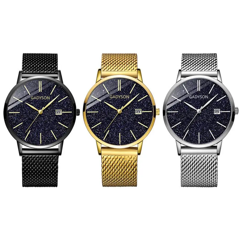New Fashion Hot Men Round Starry Dial Stainless Steel Simple Casual Strap Analog Quartz Wrist Watch for men relogio masculino
New Fashion Hot Men Round Starry Dial Stainless Steel Simple Casual Strap Analog Quartz Wrist Watch for men relogio masculino