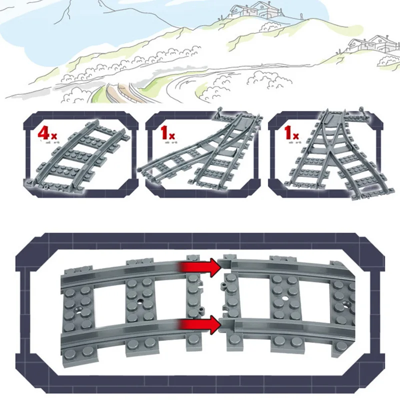 KAZI Electric Small Train Extended Edition Genuine Original Camera Track 98201 98101 98102 98103
KAZI Electric Small Train Extended Edition Genuine Original Camera Track 98201 98101 98102 98103