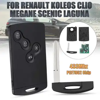 433Mhz 4 Buttons Car Remote Key With Blade Car Accessories For Renault Koleos Clio Megane Scenic Laguna Car Styling
433Mhz 4 Buttons Car Remote Key With Blade Car Accessories For Renault Koleos Clio Megane Scenic Laguna Car Styling
