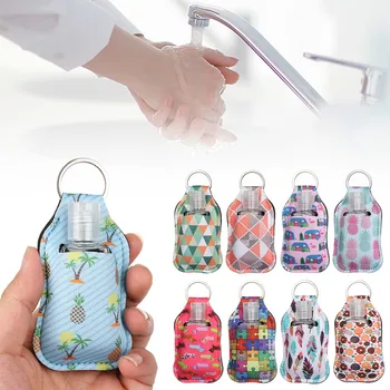 Hand Sanitizer Bottle Keychain Holder 30ml Travel Flip Cap Refillable Bottle Reusable Lid Container Bottles With Keychain
Hand Sanitizer Bottle Keychain Holder 30ml Travel Flip Cap Refillable Bottle Reusable Lid Container Bottles With Keychain