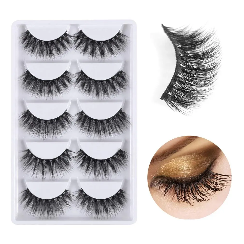 3D Stereo Short False Eyelashes Lashes Hand Made Thick Natural Warped Eyelashes 5pair Naked Makeup Fake Eyelashes
3D Stereo Short False Eyelashes Lashes Hand Made Thick Natural Warped Eyelashes 5pair Naked Makeup Fake Eyelashes