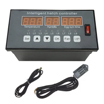 Thermostat Multifunction LED Digital Egg Incubator Controller Durable Humidity Temperature Instruments Hatcher Full Automatic
Thermostat Multifunction LED Digital Egg Incubator Controller Durable Humidity Temperature Instruments Hatcher Full Automatic