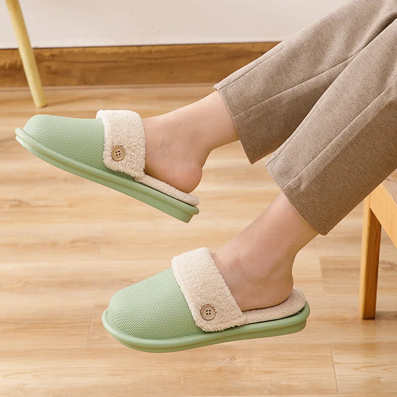 New autumn and winter cotton slippers women's coral velvet warm, waterproof and anti-skid removable interior indoor home shoes
New autumn and winter cotton slippers women's coral velvet warm, waterproof and anti-skid removable interior indoor home shoes