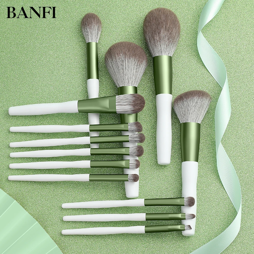 BANFI 13 Pcs Summer Love Series Makeup Brushes Set Matte Wooden Handle Soft Fiber Wool Professional Lady Beauty Make Up Tool Kit
BANFI 13 Pcs Summer Love Series Makeup Brushes Set Matte Wooden Handle Soft Fiber Wool Professional Lady Beauty Make Up Tool Kit