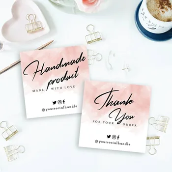 Personalize Logo Business Name Card, MINI Thank You for Order Card,Handmade product card, DIY parcel insert, 2.5x2.5"
Personalize Logo Business Name Card, MINI Thank You for Order Card,Handmade product card, DIY parcel insert, 2.5x2.5"
