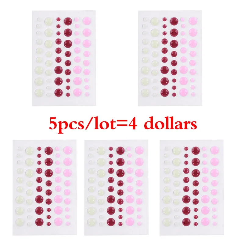 5pcs/set Sugar Sprinkles Self- adhesive Enamel Dots Resin Sticker for Scrapbooking/ DIY Crafts/ Card Making Decoration
5pcs/set Sugar Sprinkles Self- adhesive Enamel Dots Resin Sticker for Scrapbooking/ DIY Crafts/ Card Making Decoration