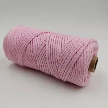 Premium dyed colorful 3mm cotton string macrame cord for handmade DIY artisan creation
Premium dyed colorful 3mm cotton string macrame cord for handmade DIY artisan creation