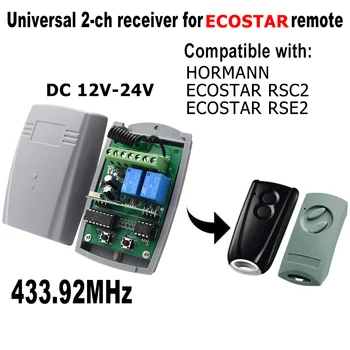 HORMANN ECOSTAR RSC2 RSE2 remote control receiver ECOSTAR 433.92mhz receiver remote control switch for garage gate
HORMANN ECOSTAR RSC2 RSE2 remote control receiver ECOSTAR 433.92mhz receiver remote control switch for garage gate