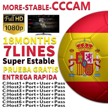 Suitable For DVB-S2 box Gtmedia satellite TV receiver 1 year 7 line CCCAM WIFI full HD most stable Europe Portugal Spain server
Suitable For DVB-S2 box Gtmedia satellite TV receiver 1 year 7 line CCCAM WIFI full HD most stable Europe Portugal Spain server