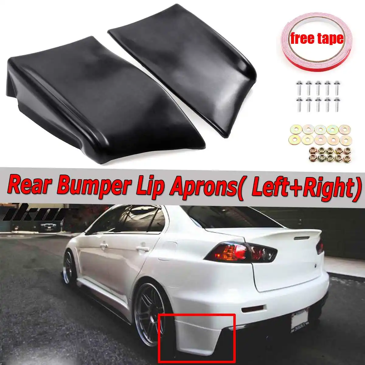 2x Car Rear Bumper Lip Diffuser Splitter Spoiler Guard Protector Aprons For Mitsubishi Lancer For Evolution X EVO 10 2008-2015
2x Car Rear Bumper Lip Diffuser Splitter Spoiler Guard Protector Aprons For Mitsubishi Lancer For Evolution X EVO 10 2008-2015