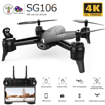 SG106 RC Drone Optical Flow 4K 1080P HD Dual Camera Real Time WiFi FPV Aerial Video RC Dron Quadcopter Aircraft Positioning RTF
SG106 RC Drone Optical Flow 4K 1080P HD Dual Camera Real Time WiFi FPV Aerial Video RC Dron Quadcopter Aircraft Positioning RTF