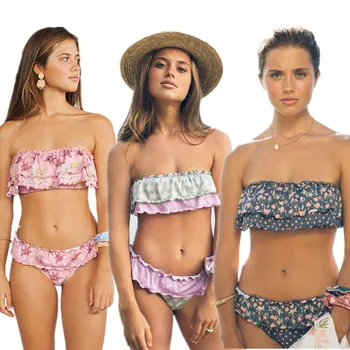 2019 new sexy Ruffle bikini polyester high waist printed adult bathing suit women swimsuit cover up
2019 new sexy Ruffle bikini polyester high waist printed adult bathing suit women swimsuit cover up