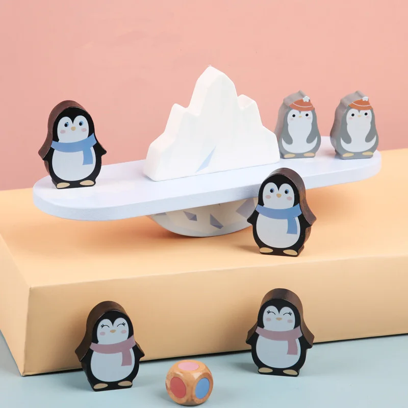 New Wooden Balance Blocks Penguin Brain Hand-Eye Coordination Development Early Learning Educational Toys Gifts For Children
New Wooden Balance Blocks Penguin Brain Hand-Eye Coordination Development Early Learning Educational Toys Gifts For Children