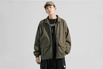 Wu Airlines 2020 Spring New Department Pocket Workwear Loose-Fit Versatile Jacket Cotton Coat Fashion Man Washing Couples Coat M
Wu Airlines 2020 Spring New Department Pocket Workwear Loose-Fit Versatile Jacket Cotton Coat Fashion Man Washing Couples Coat M