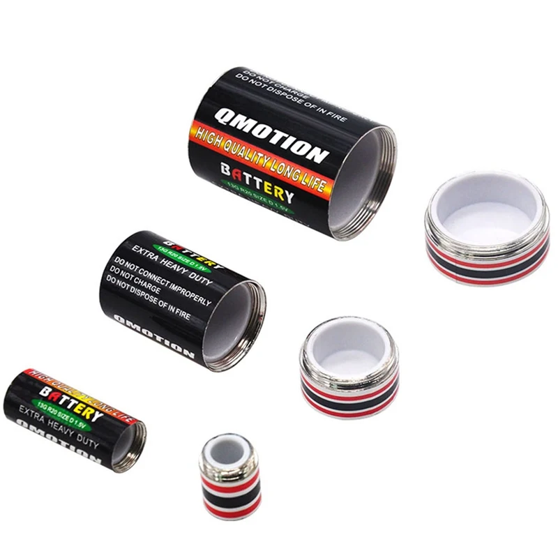 Battery Shaped Secret Stash Safe Money Pill Hidden Container Screw Box Case | Красота и здоровье