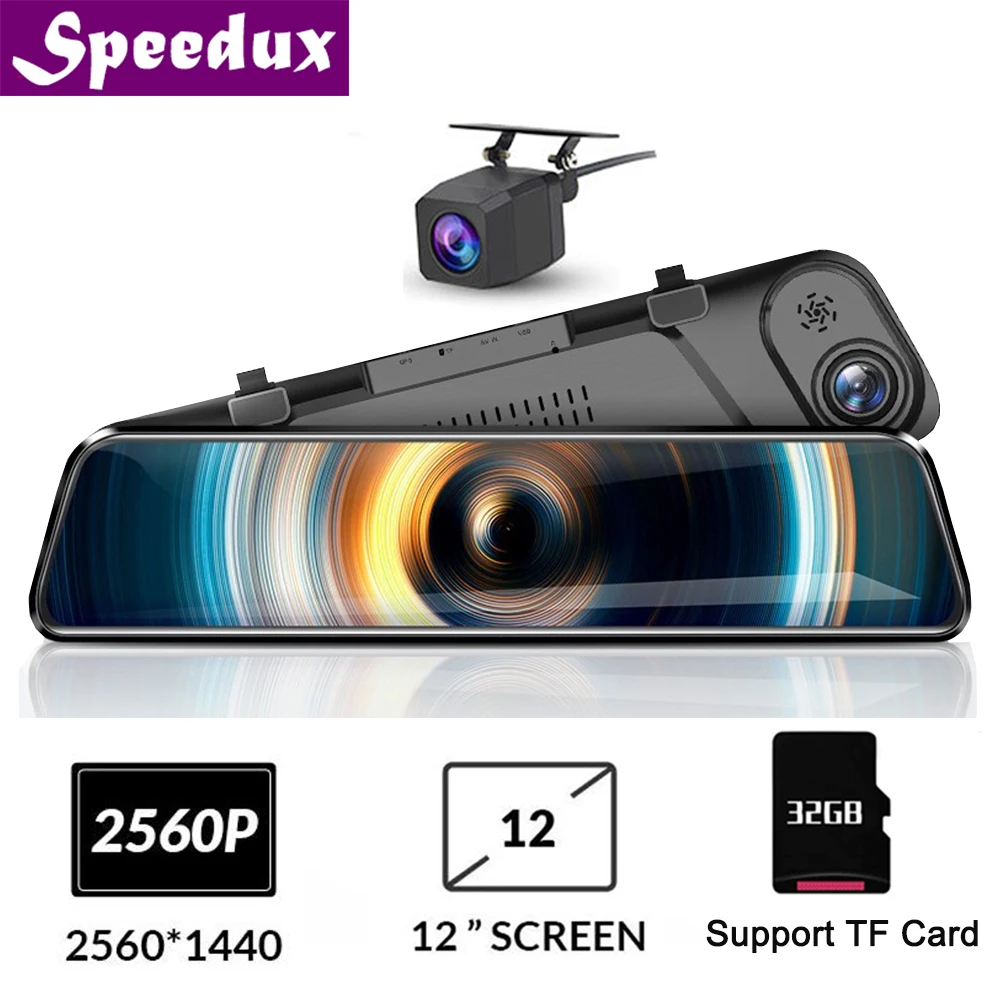 12'' Car DVR 1440P Car Rearview Mirror Auto Recorder Auto Rear View Mirror Super Night Vision Dash Camera Mirror DVR Auto Camera
12'' Car DVR 1440P Car Rearview Mirror Auto Recorder Auto Rear View Mirror Super Night Vision Dash Camera Mirror DVR Auto Camera