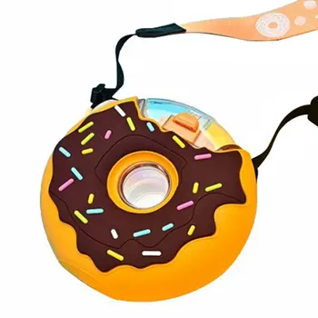 380ML Cute Cartoon Cute Donut Plastic Doll Water Cup Children's Straw Kettle Water Bottle Double Layer Environmental Protection
380ML Cute Cartoon Cute Donut Plastic Doll Water Cup Children's Straw Kettle Water Bottle Double Layer Environmental Protection