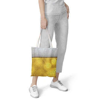 Handbag Storage-Bags Canvas Tote Novelty Printed Large-Capacity Surpermarket Shoulder Bags Reusable Grocery Shopping Bag
Handbag Storage-Bags Canvas Tote Novelty Printed Large-Capacity Surpermarket Shoulder Bags Reusable Grocery Shopping Bag