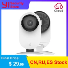 Yi Home Camera 1080 P Wireless Ip Wifi Keamanan Surveillance Sistem Monitor Bayi Malam Visi Cloud Versi Internasional (Kami /EU)(China)