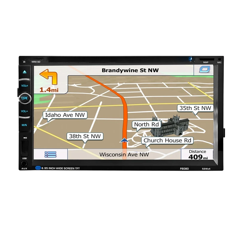 2 Din 6.95 Inch Digital Press Screen Car Radio Audio With Gps Navigation Remote Control Multimedia Video Dvd Player Bt Hands Fre
2 Din 6.95 Inch Digital Press Screen Car Radio Audio With Gps Navigation Remote Control Multimedia Video Dvd Player Bt Hands Fre