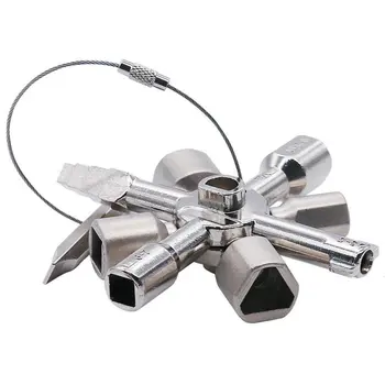Multifunctional Marine Tools Key Universal Control Cabinet Key Torque Wrenches Cross Key Train Door Key Tools
Multifunctional Marine Tools Key Universal Control Cabinet Key Torque Wrenches Cross Key Train Door Key Tools